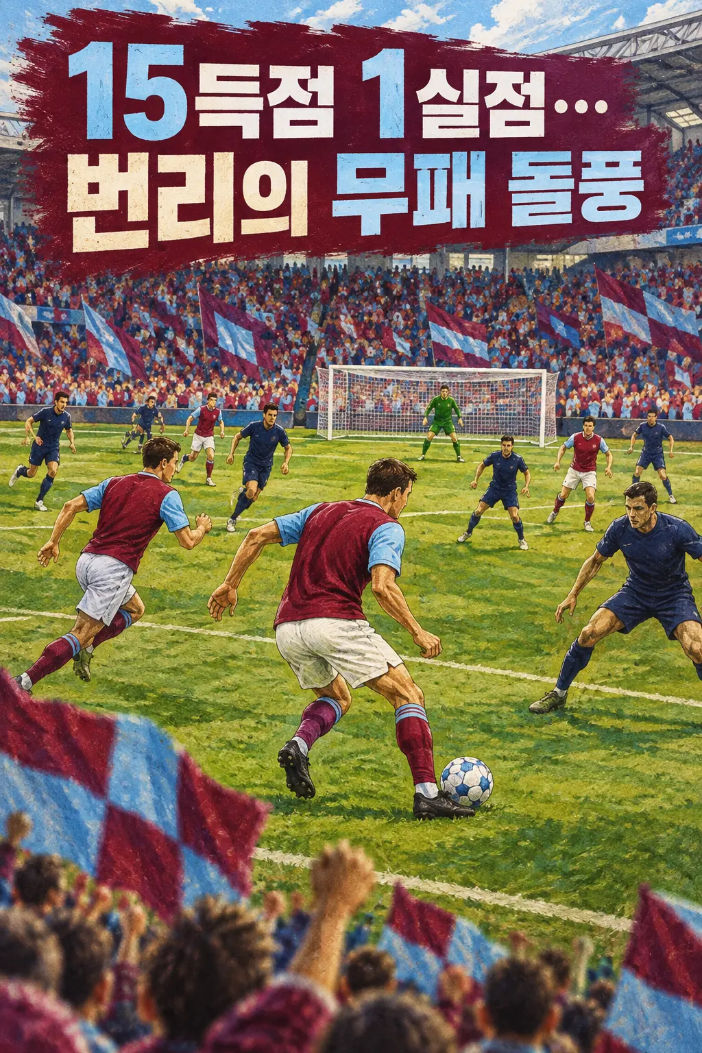 15득점 1실점…번리의 무패 돌풍