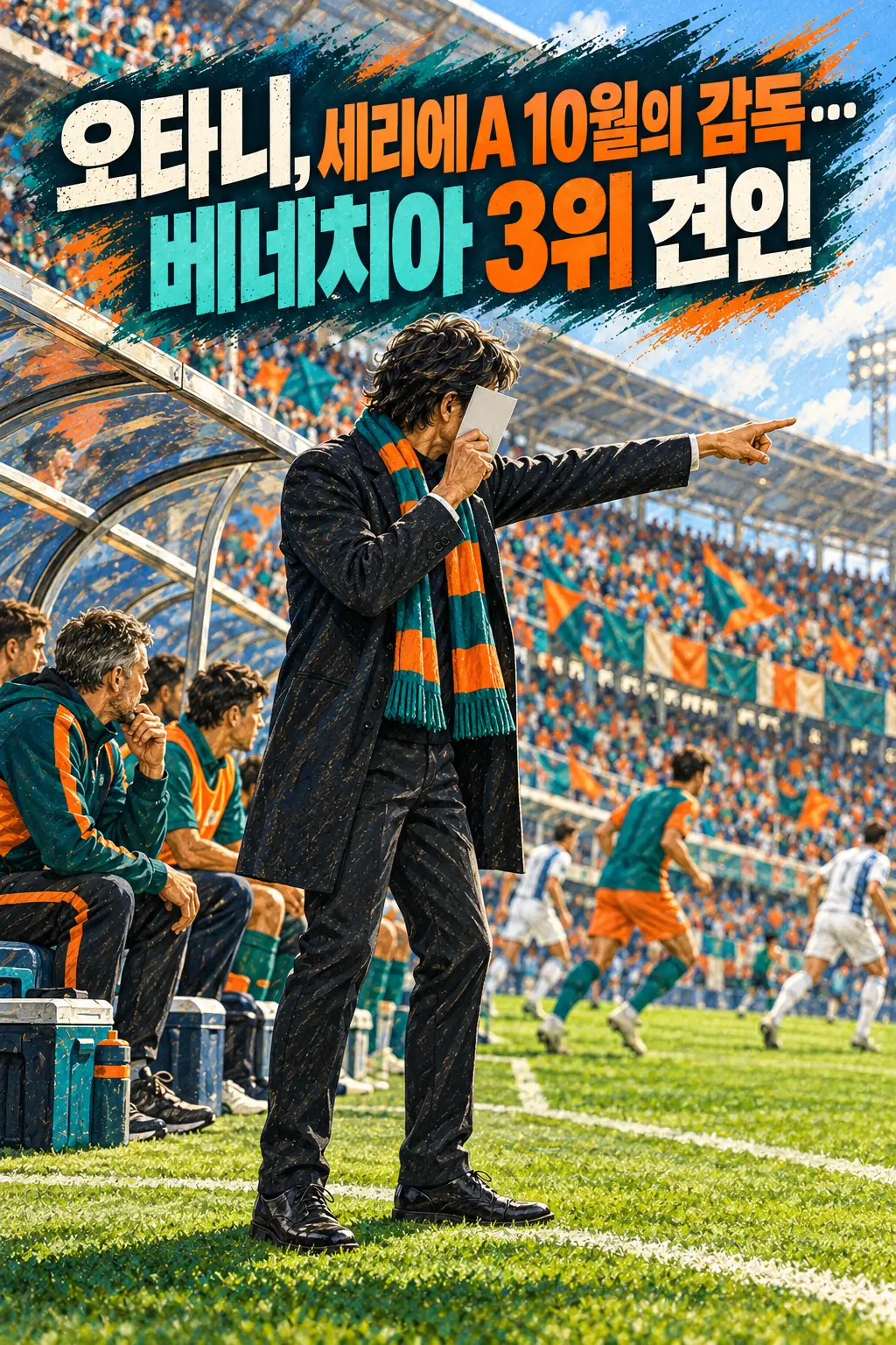 오타니, 세리에A 10월의 감독…베네치아 3위 견인