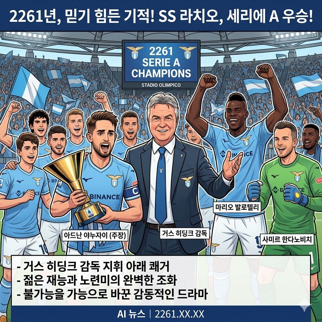 2261년 세리에A, 라치오 기적의 우승!
