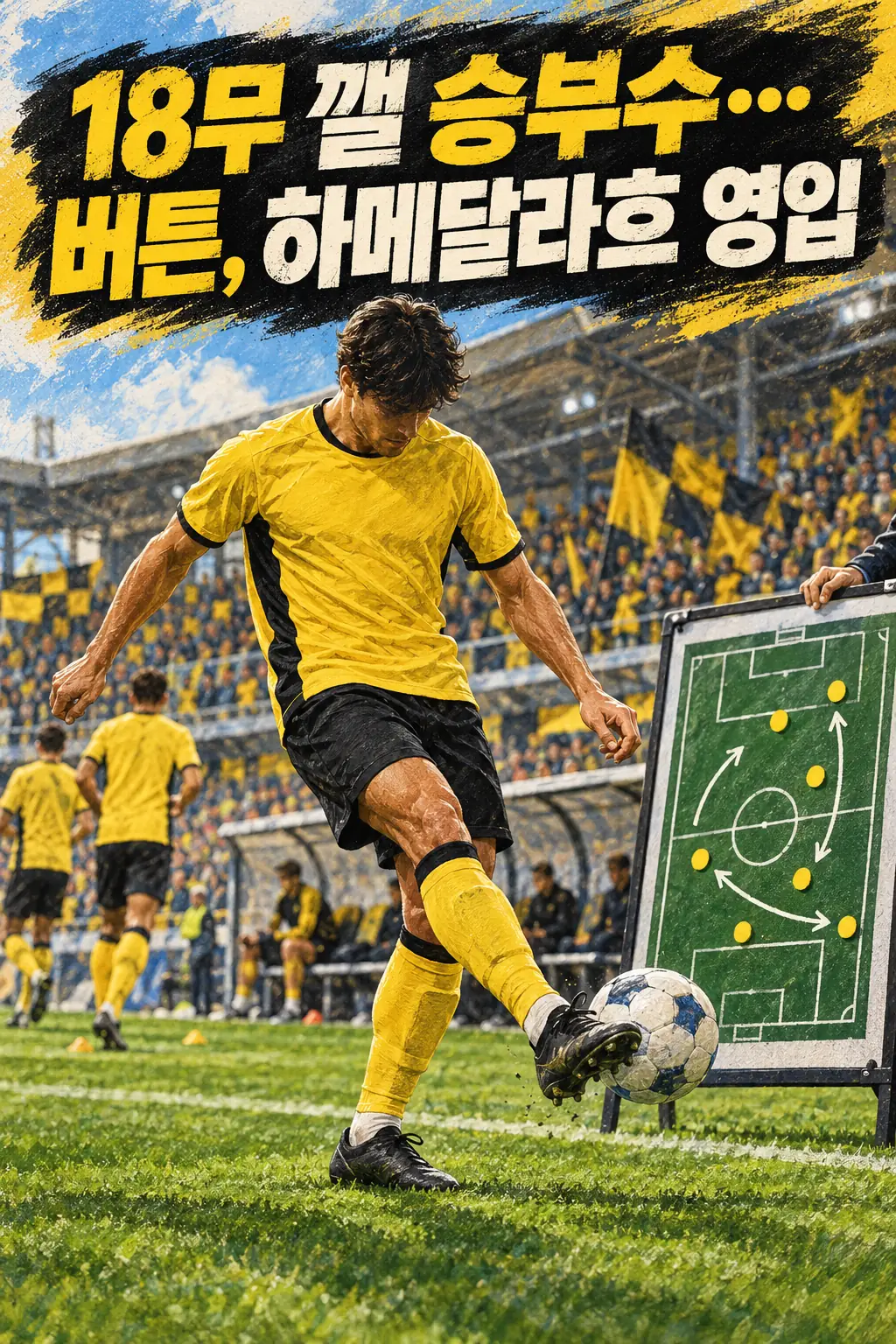 18무 깰 승부수…버튼, 하메달라흐 영입