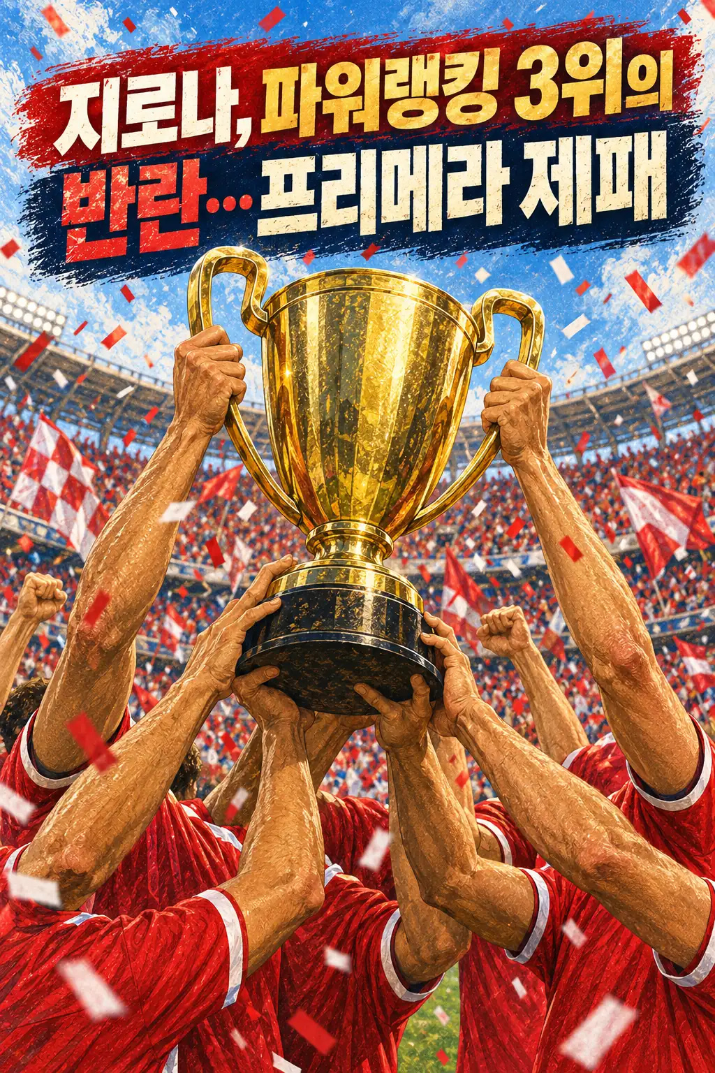 지로나, 파워랭킹 3위의 반란…프리메라 제패