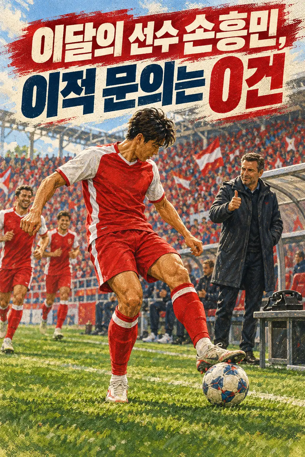 이달의 선수 손흥민, 이적 문의는 0건