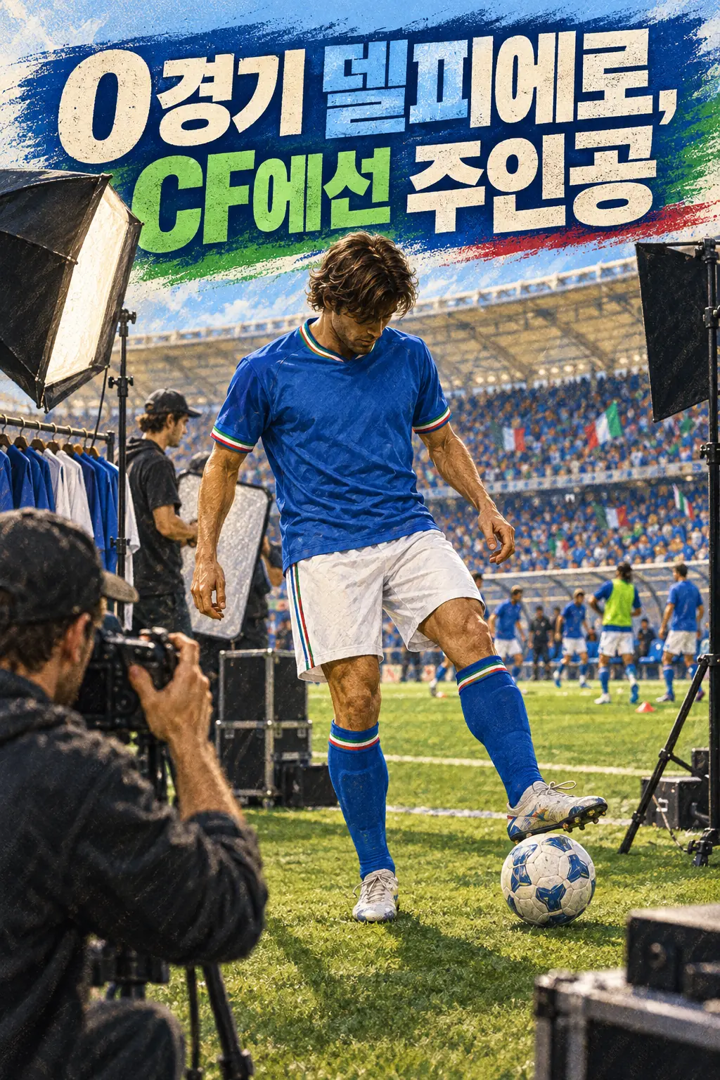 0경기 델피에로, CF에선 주인공