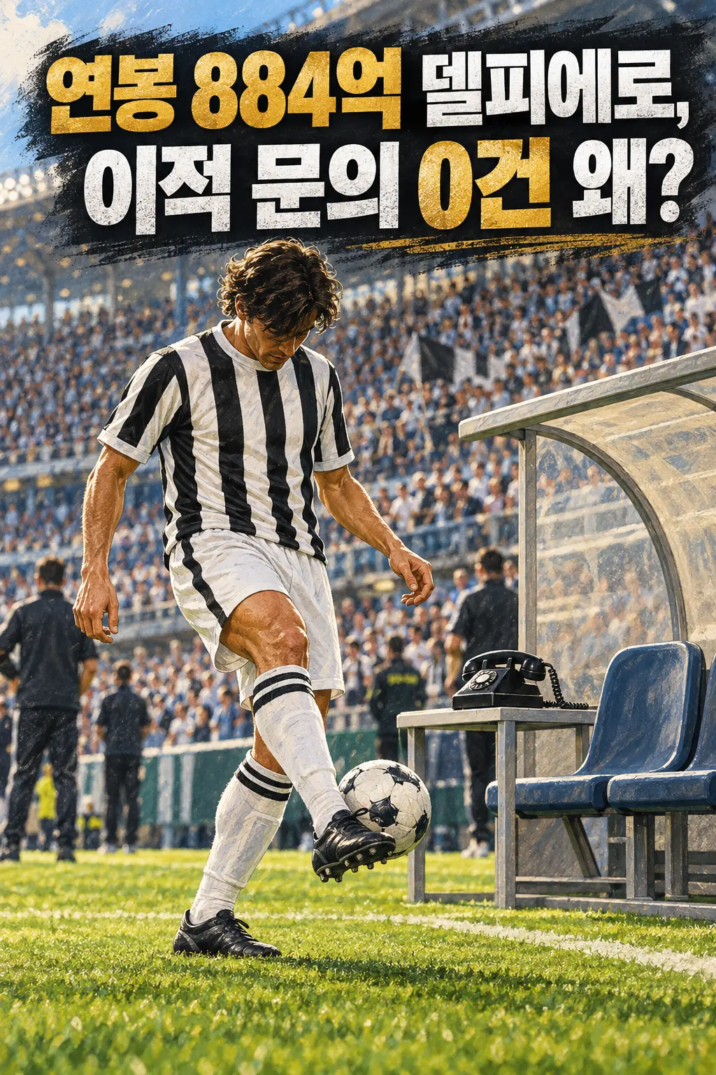 연봉 884억 델피에로, 이적 문의 0건 왜?