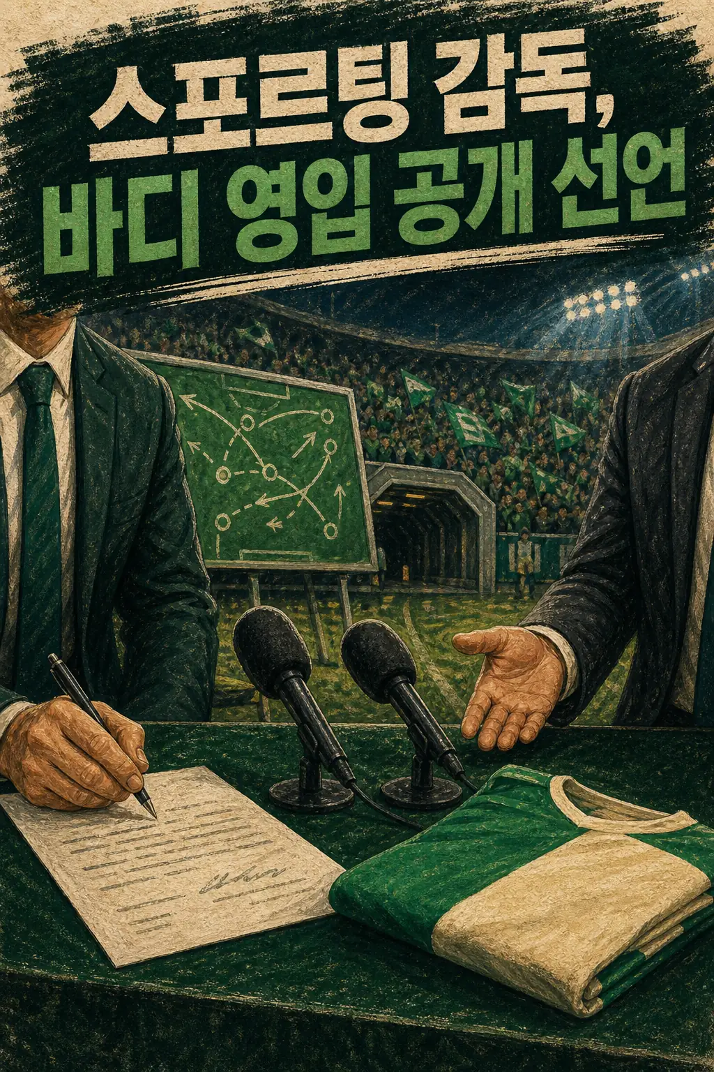 스포르팅 감독, 바디 영입 공개 선언