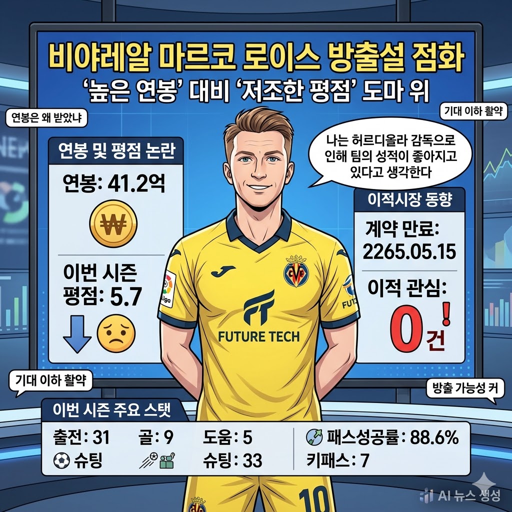 [나는 허르디올라 감] 로이스, 41억 연봉 방출 위기?