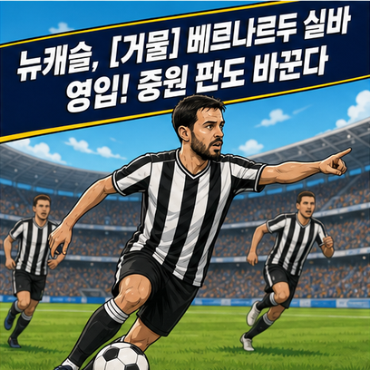 뉴캐슬, [거물] 베르나르두 실바 영입! 중원 판도 바뀐다