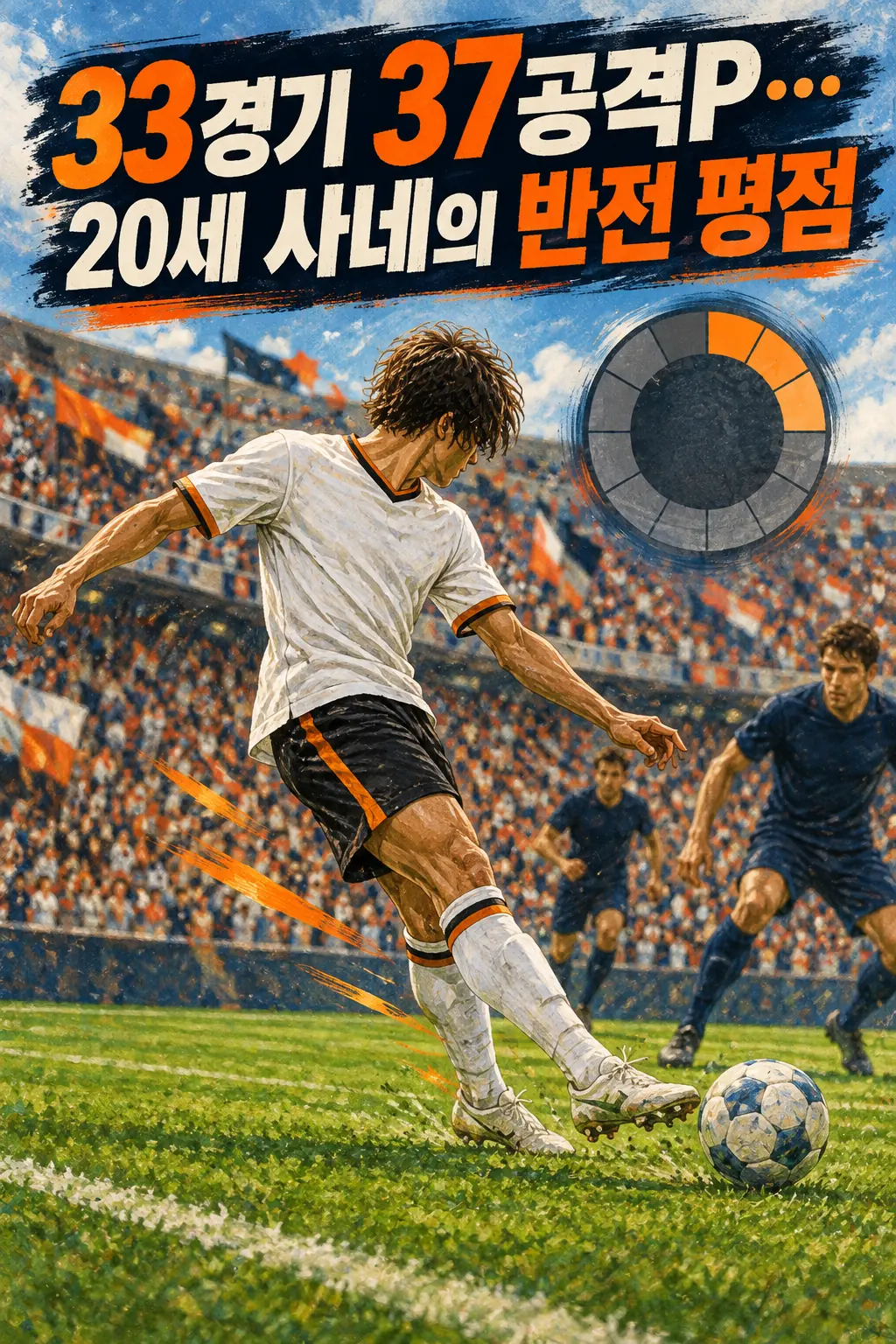 33경기 37공격P…20세 사네의 반전 평점