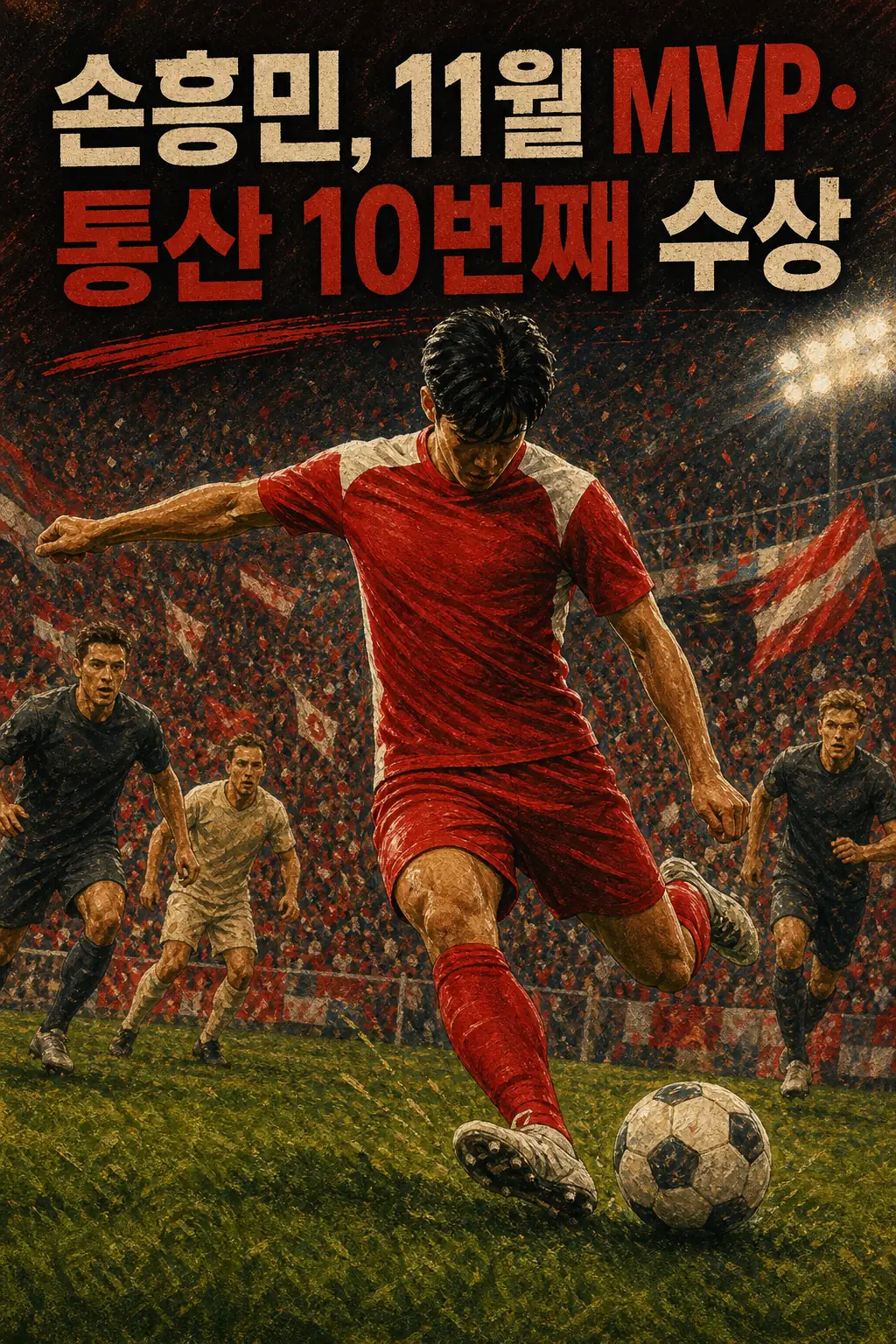 손흥민, 11월 MVP·통산 10번째 수상
