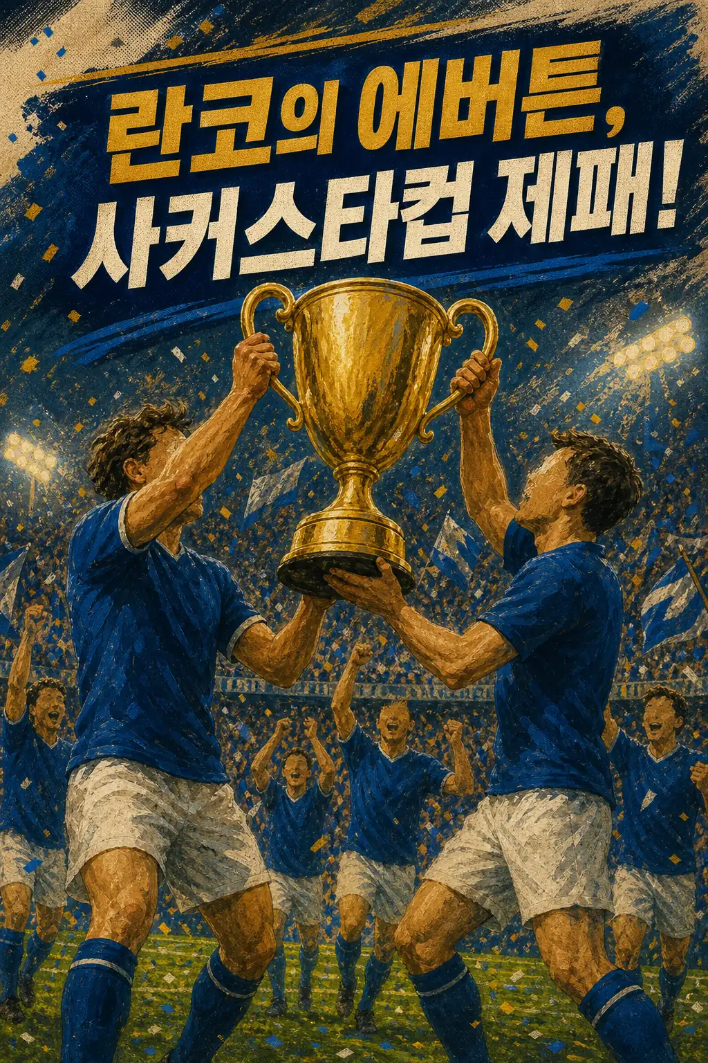 란코의 에버튼, 사커스타컵 제패!