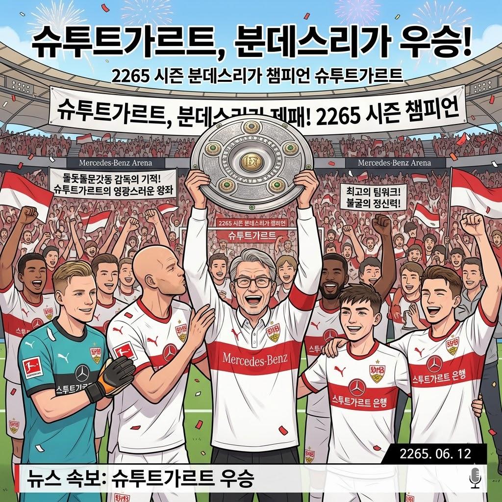 돌풍의 슈투트가르트, 2265 분데스리가 정복!