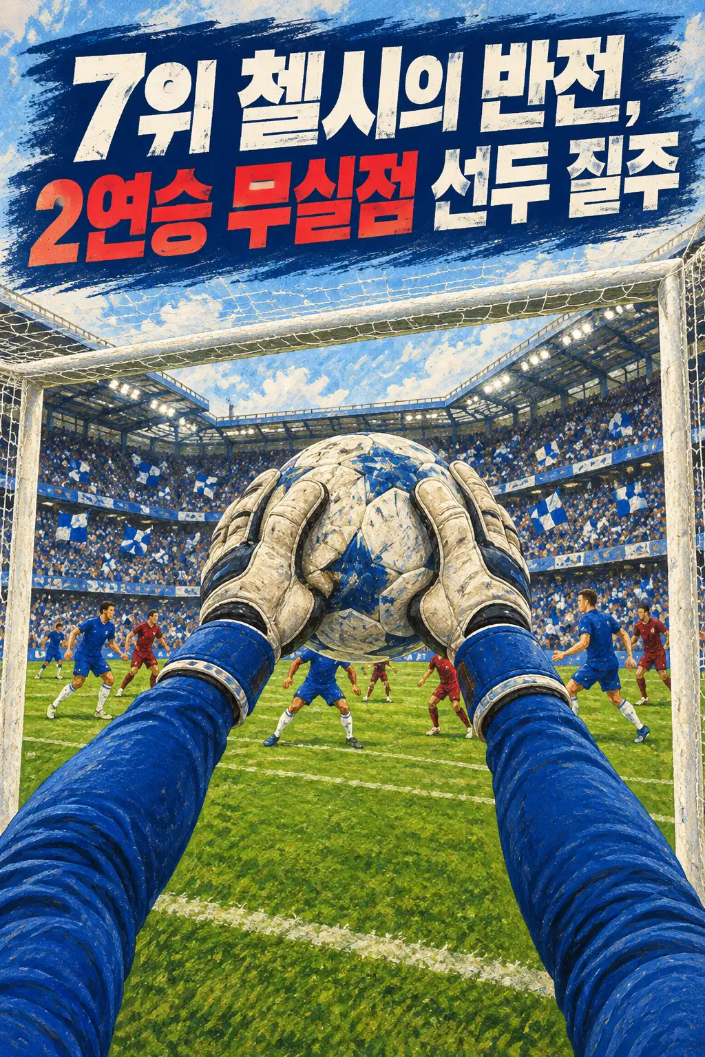 7위 첼시의 반전, 2연승 무실점 선두 질주
