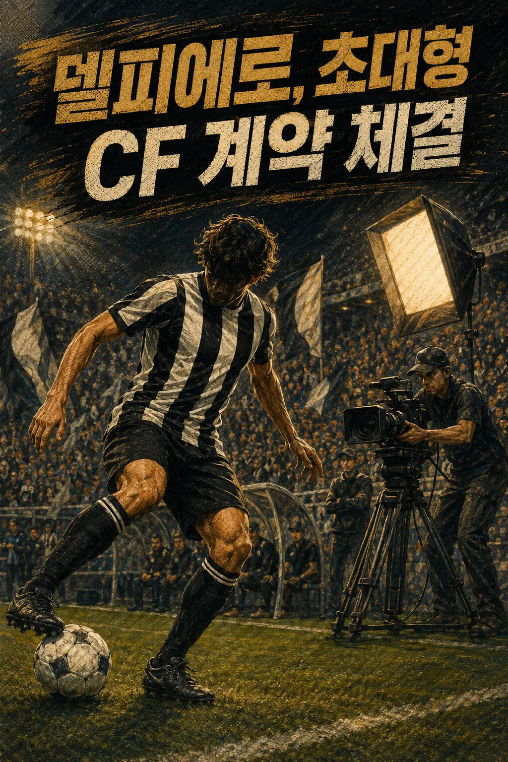 델피에로, 초대형 CF 계약 체결