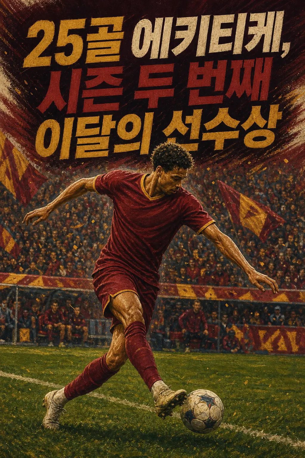 25골 에키티케, 시즌 두 번째 이달의 선수상