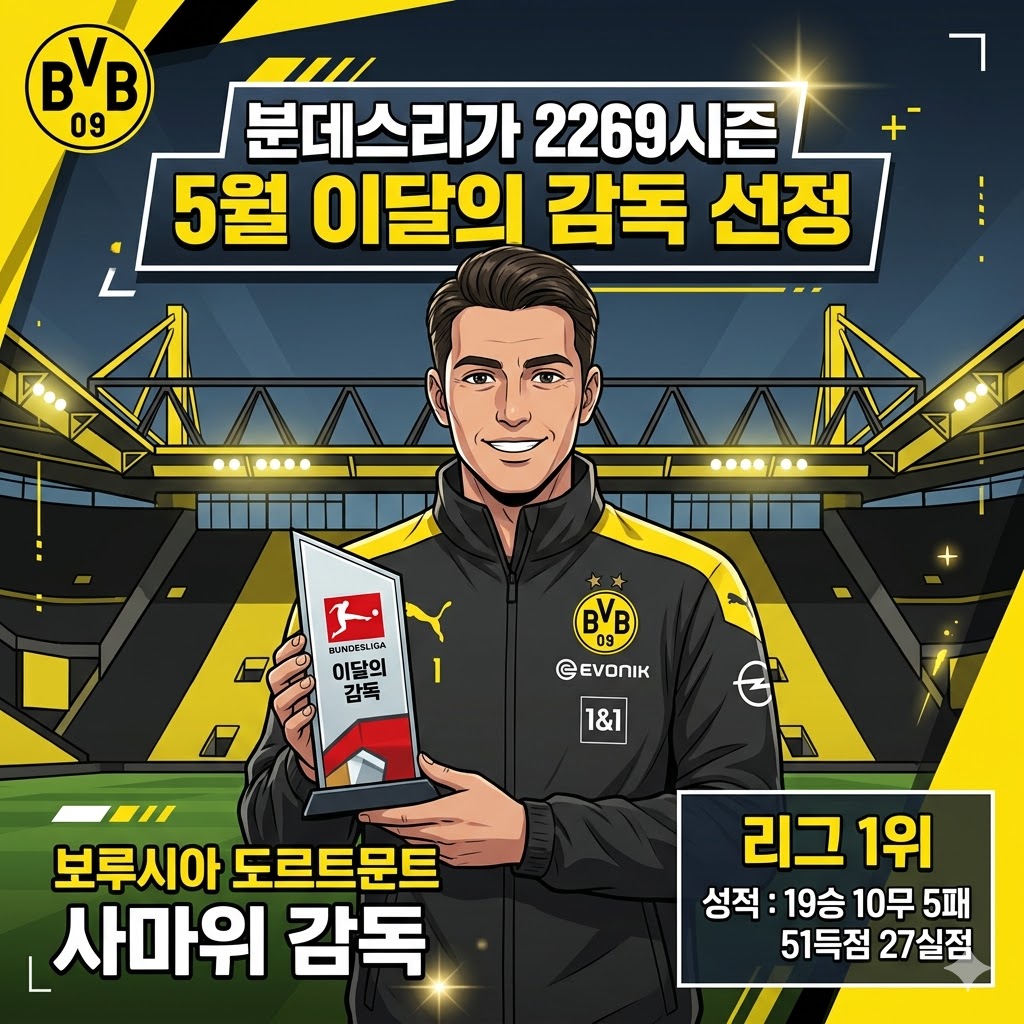 사마위 매직, 도르트문트를 정상에 올리다