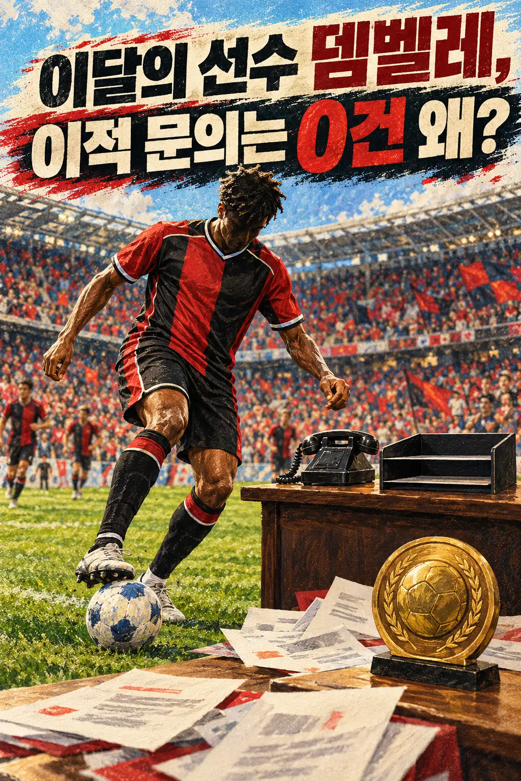 이달의 선수 뎀벨레, 이적 문의는 0건 왜?