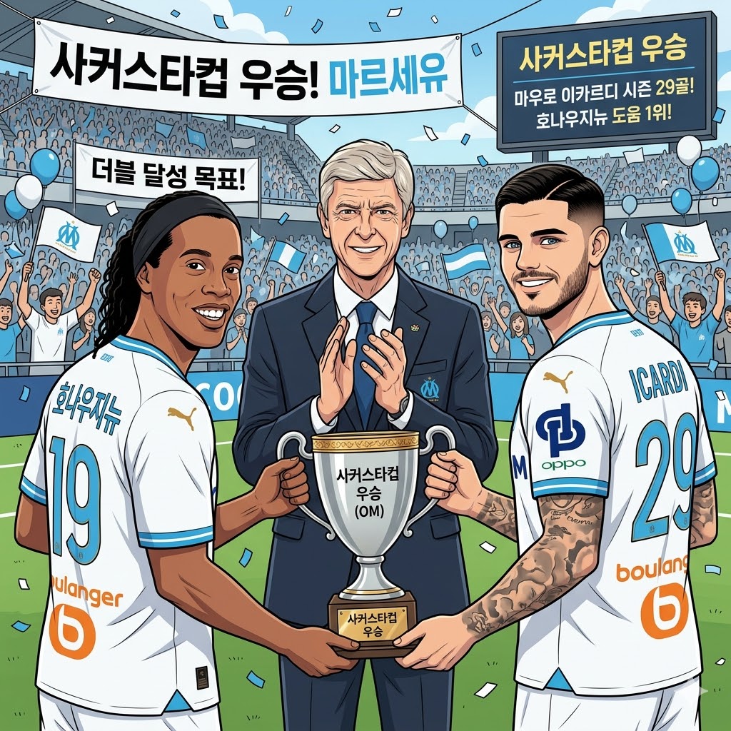 벵거의 마르세유, 리그+컵 [더블] 눈앞에!