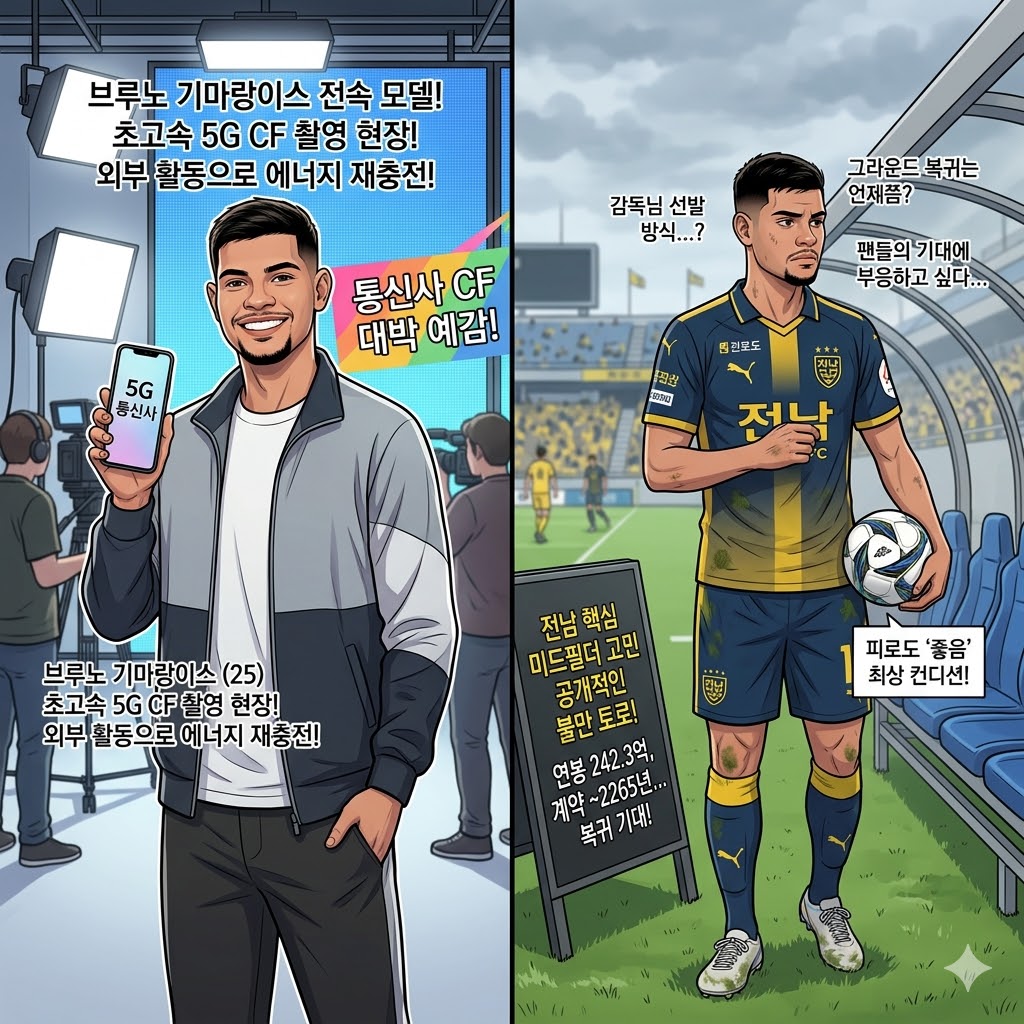 CF 스타 브루노, `감독 선발 불만` 폭탄선언!
