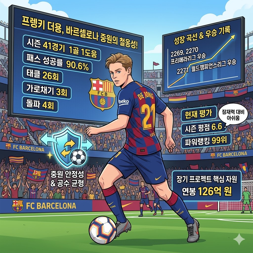 바르셀로나 철벽 중원, 더용의 조용한 지배력