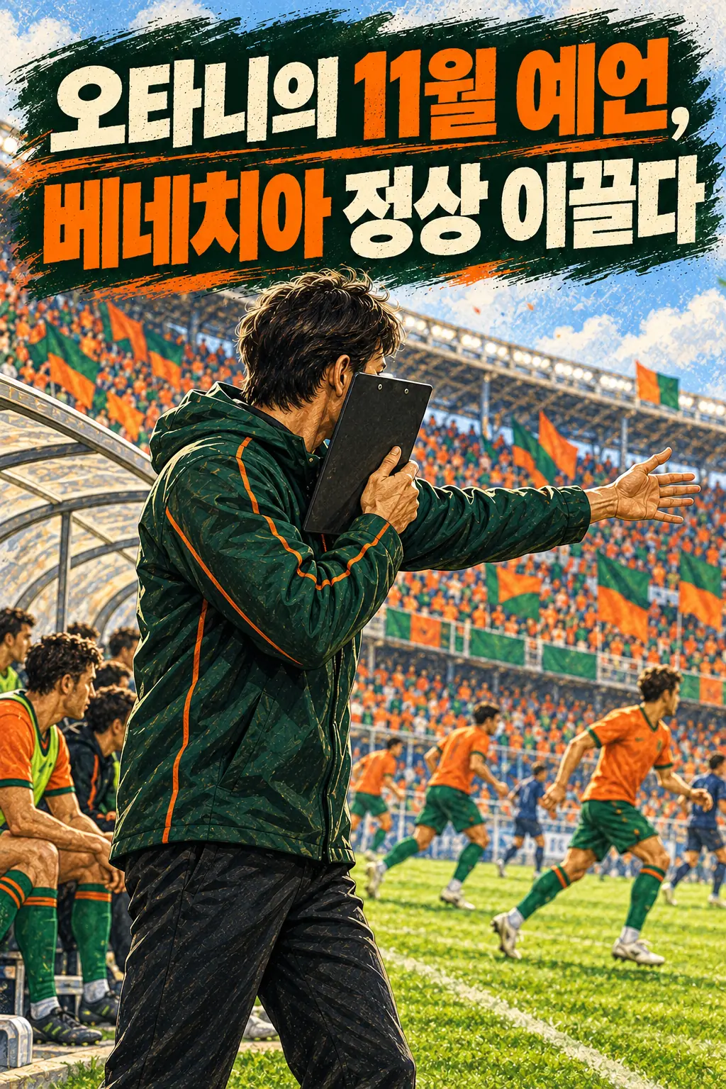 오타니의 11월 예언, 베네치아 정상 이끌다
