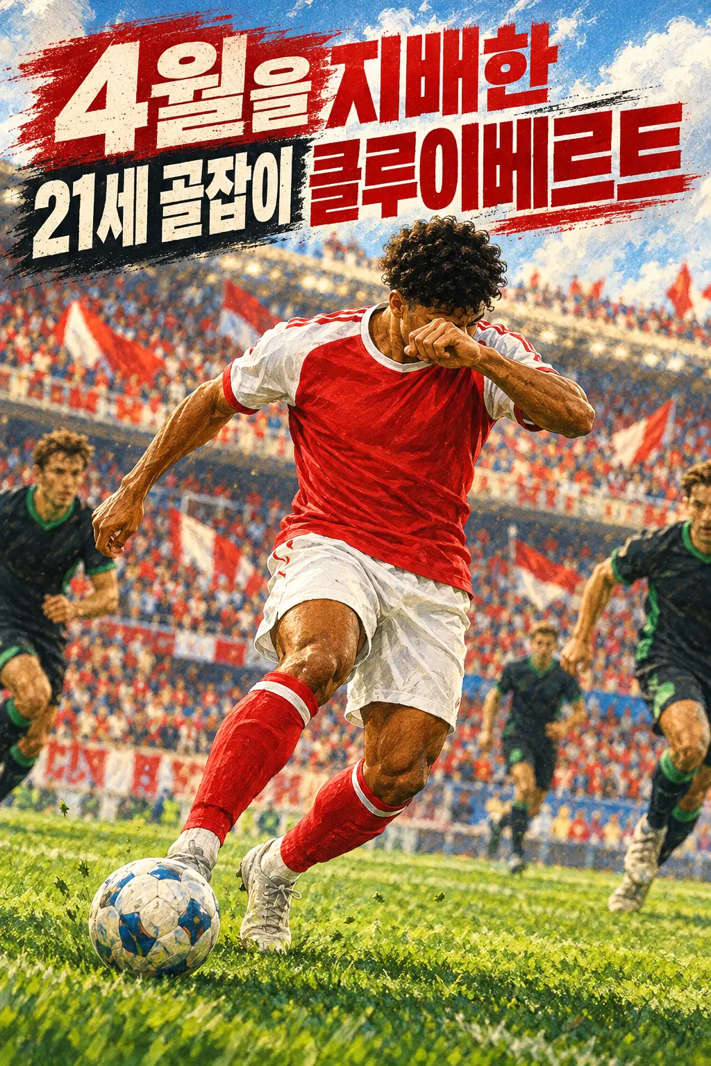 4월을 지배한 21세 골잡이 클루이베르트
