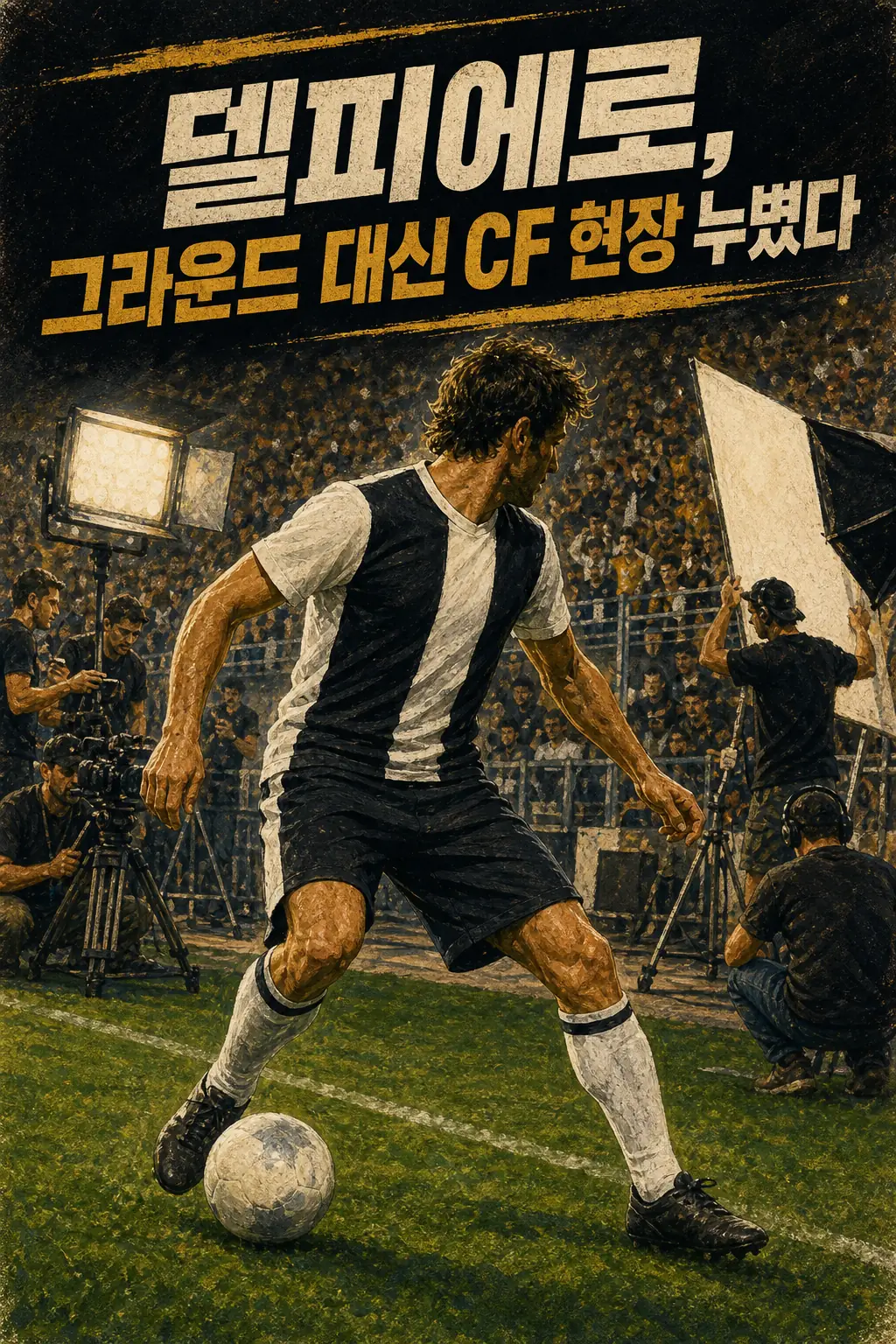 델피에로, 그라운드 대신 CF 현장 누볐다