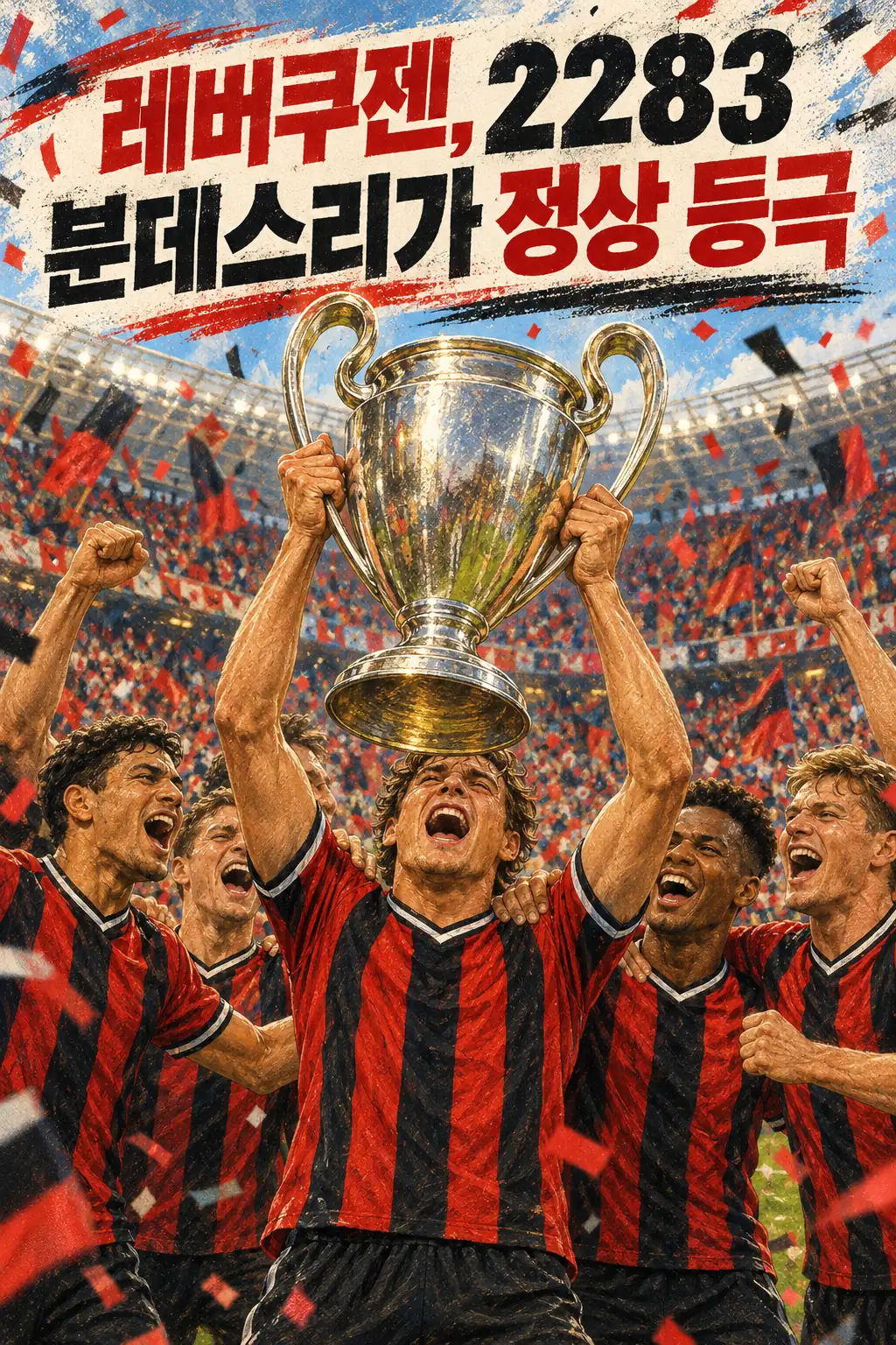 레버쿠젠, 2283 분데스리가 정상 등극