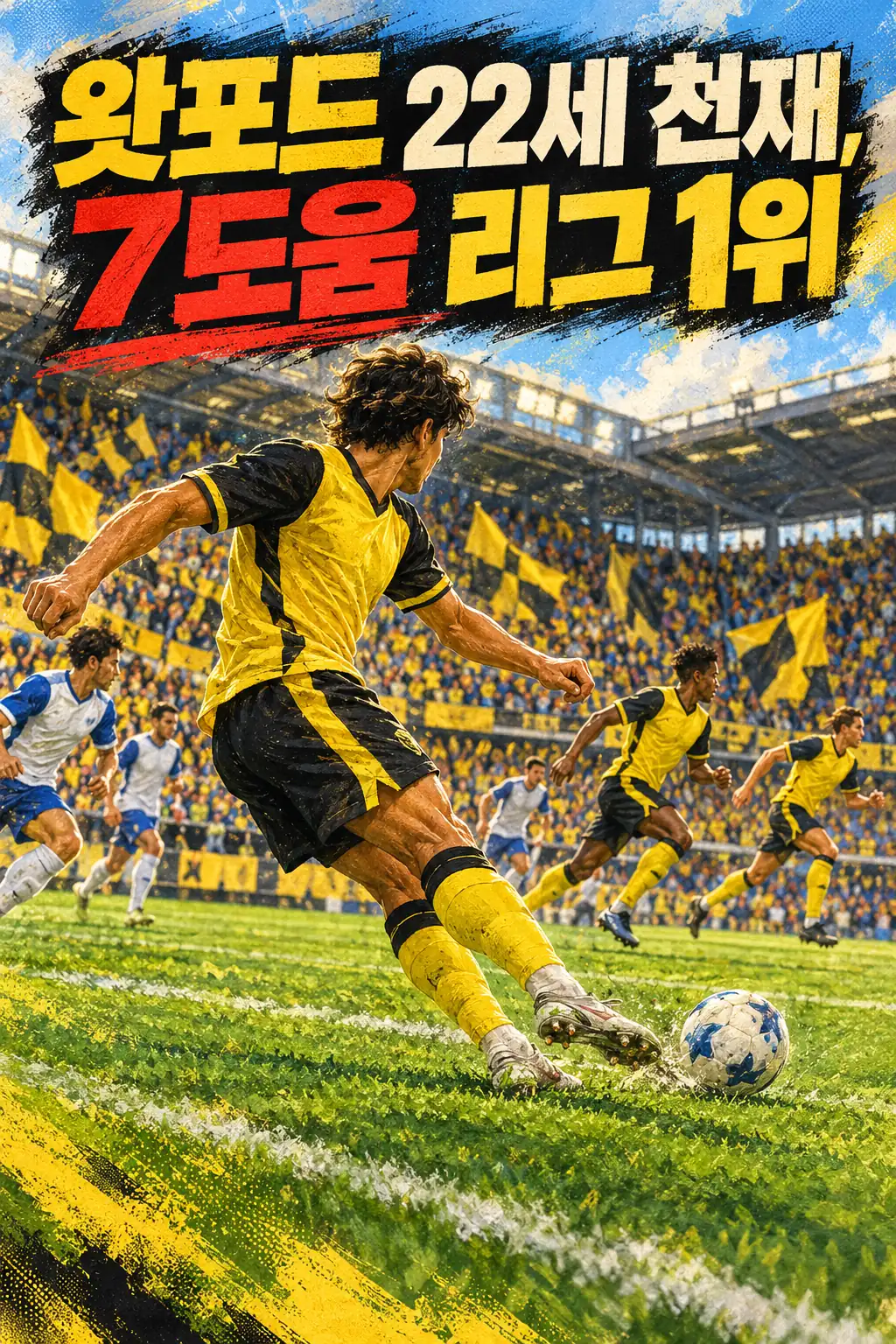 왓포드 22세 천재, 7도움 리그 1위