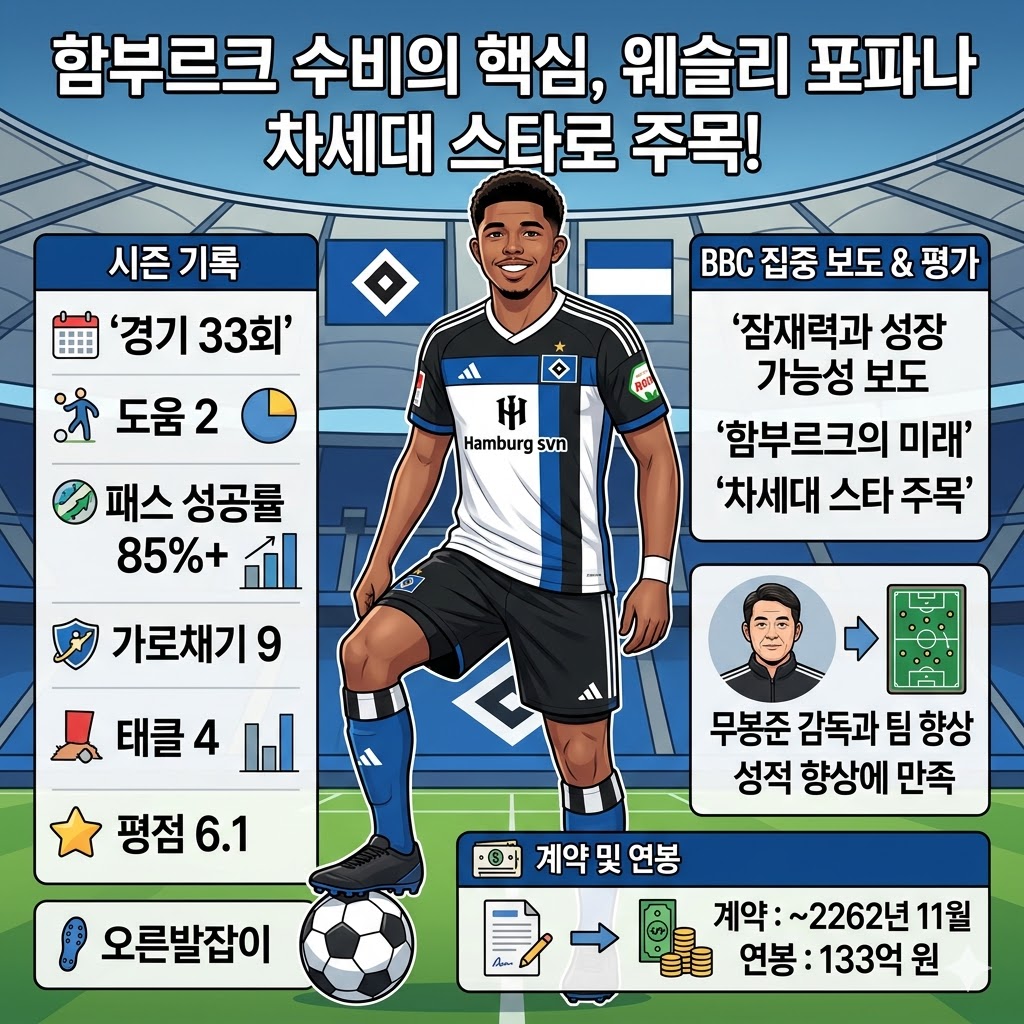 [분데스리가] 함부르크 포파나, 괴물 수비수 탄생?!