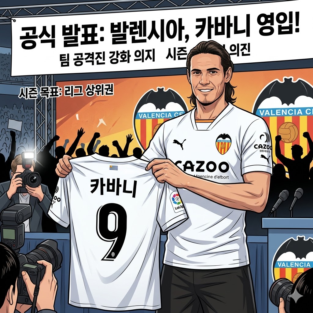 카바니 품은 발렌시아, 우승 퍼즐 완성되나