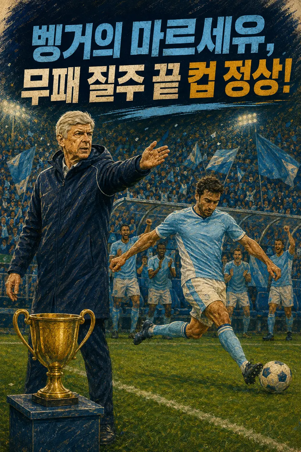 벵거의 마르세유, 무패 질주 끝 컵 정상!