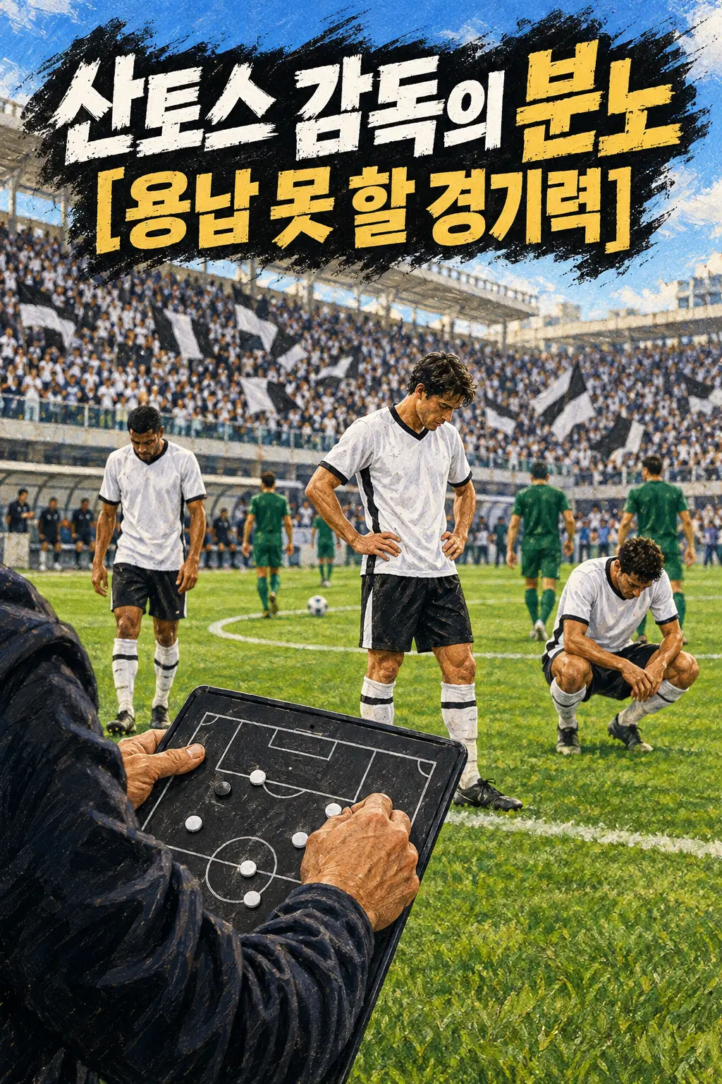 산토스 감독의 분노 [용납 못 할 경기력]
