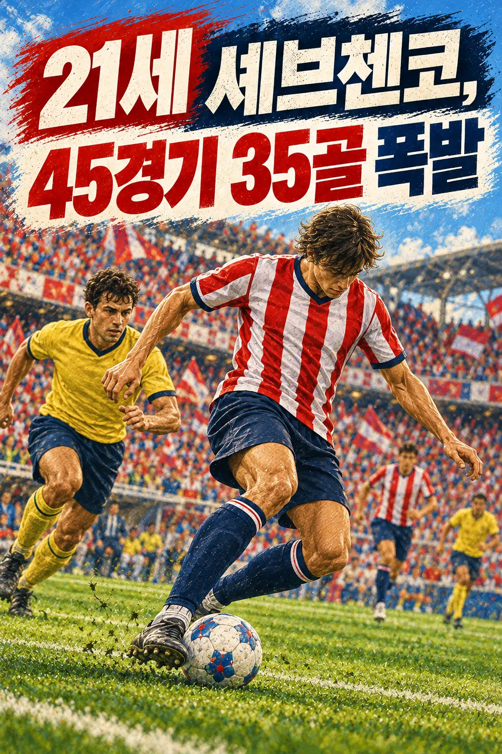 21세 셰브첸코, 45경기 35골 폭발