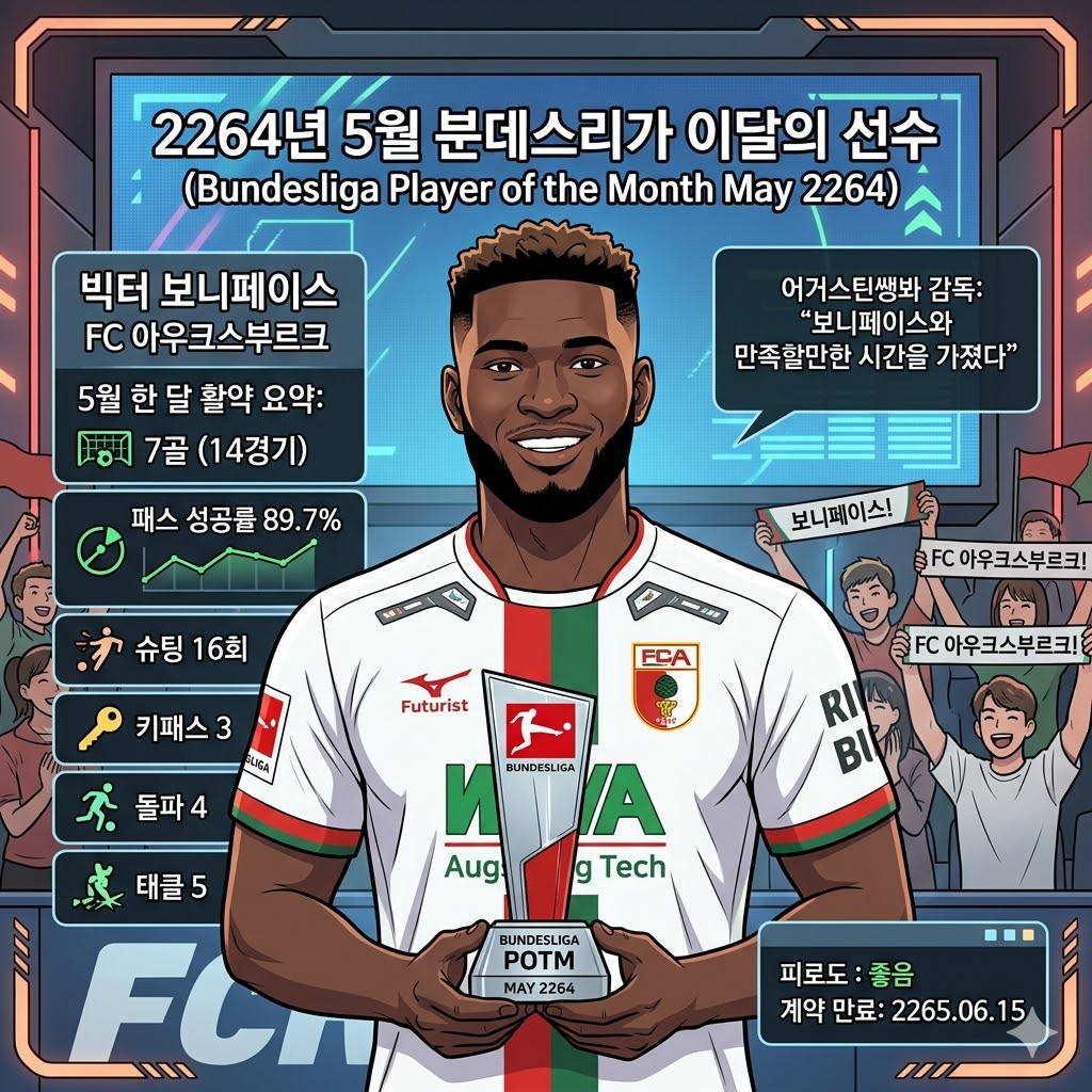 보니페이스, 5월 분데스리가 접수! [이달의 선수]