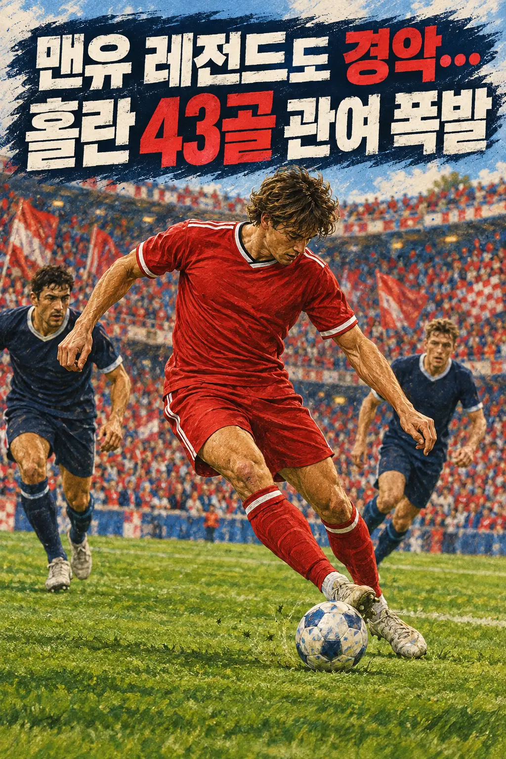 맨유 레전드도 경악…홀란 43골 관여 폭발