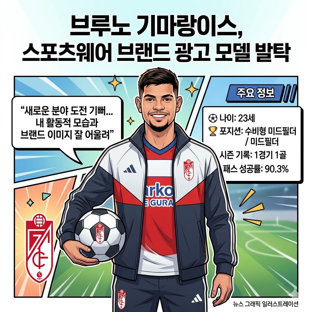 그라나다 기마랑이스, 축구 넘어 CF 스타 발돋움