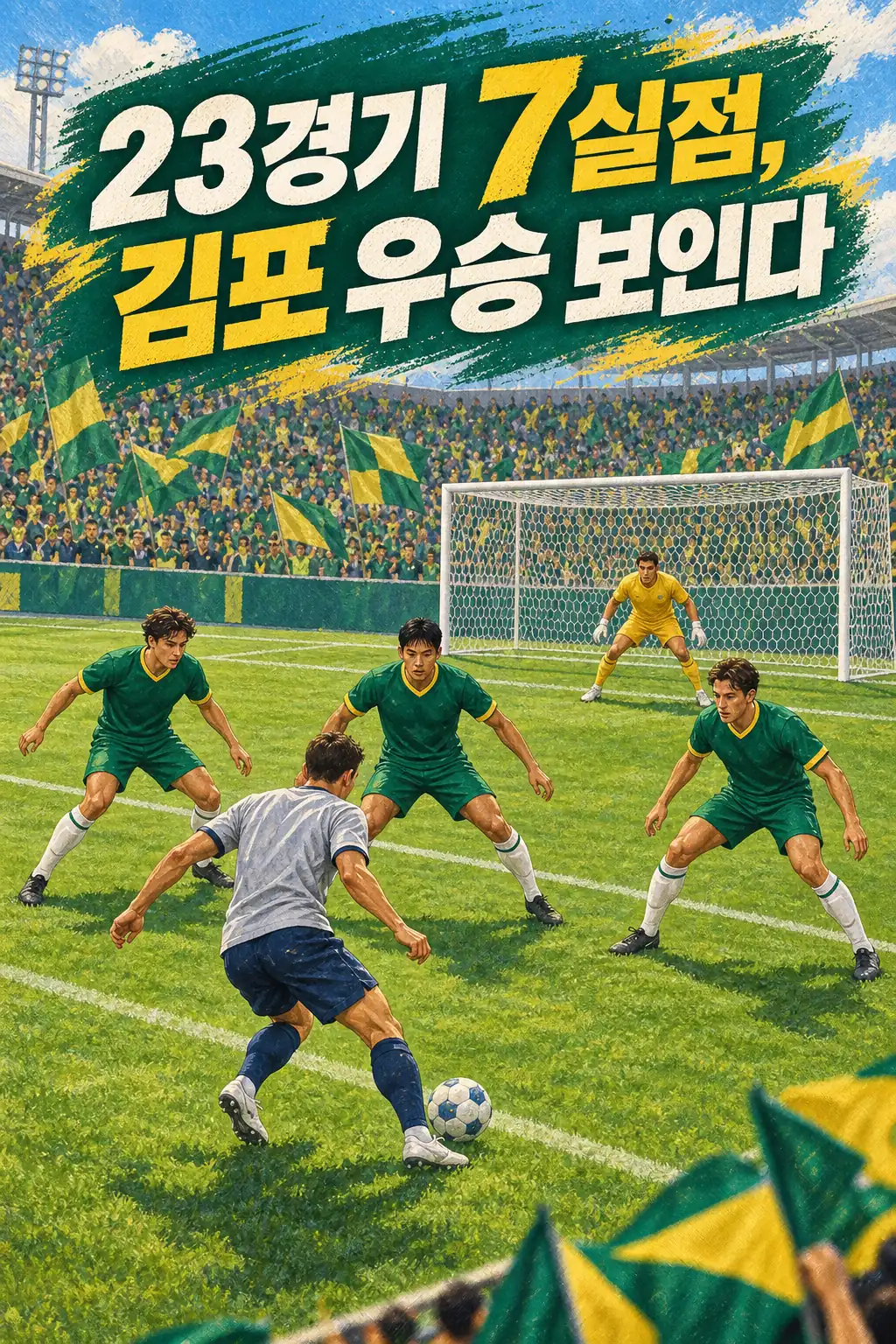 23경기 7실점, 김포 우승 보인다