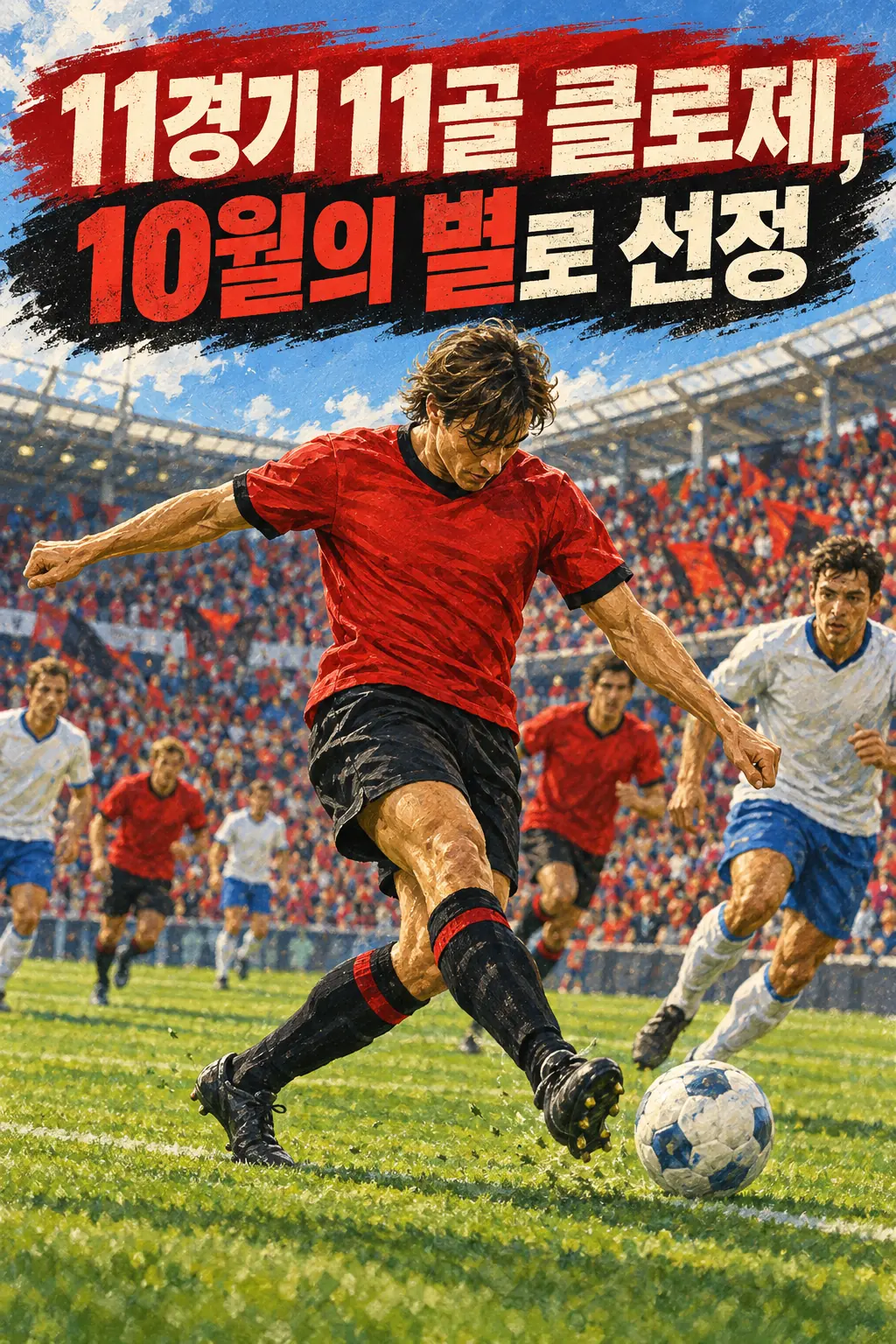 11경기 11골 클로제, 10월의 별로 선정