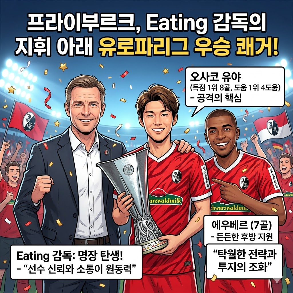 [돌풍] 프라이부르크, Eating 매직으로 유로파 제패!