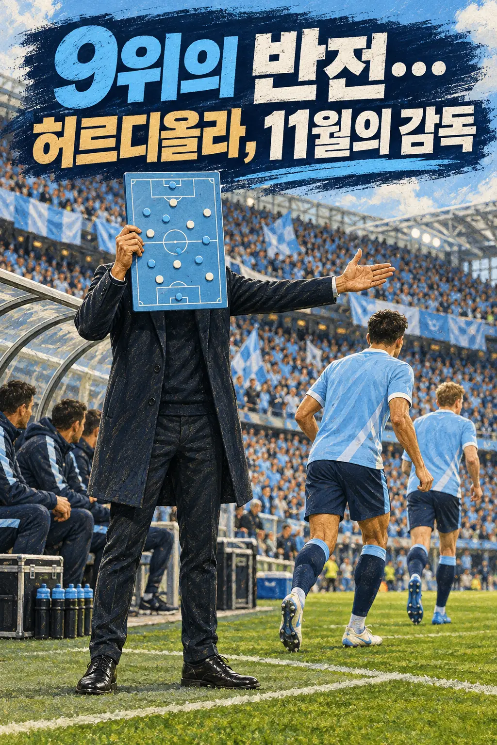 9위의 반전…허르디올라, 11월의 감독