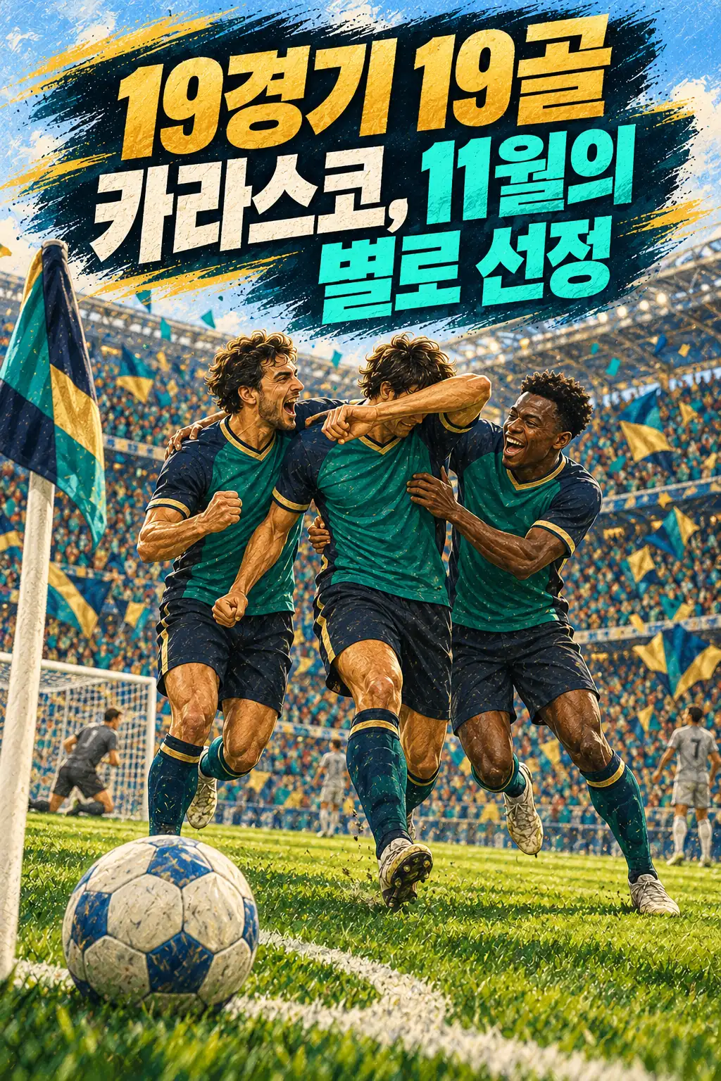 19경기 19골 카라스코, 11월의 별로 선정