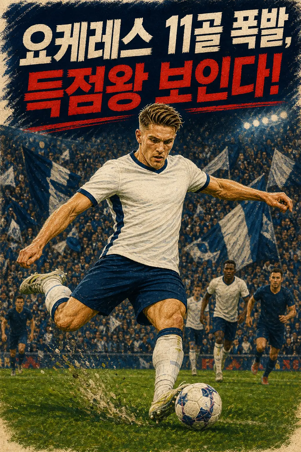 요케레스 11골 폭발, 득점왕 보인다!