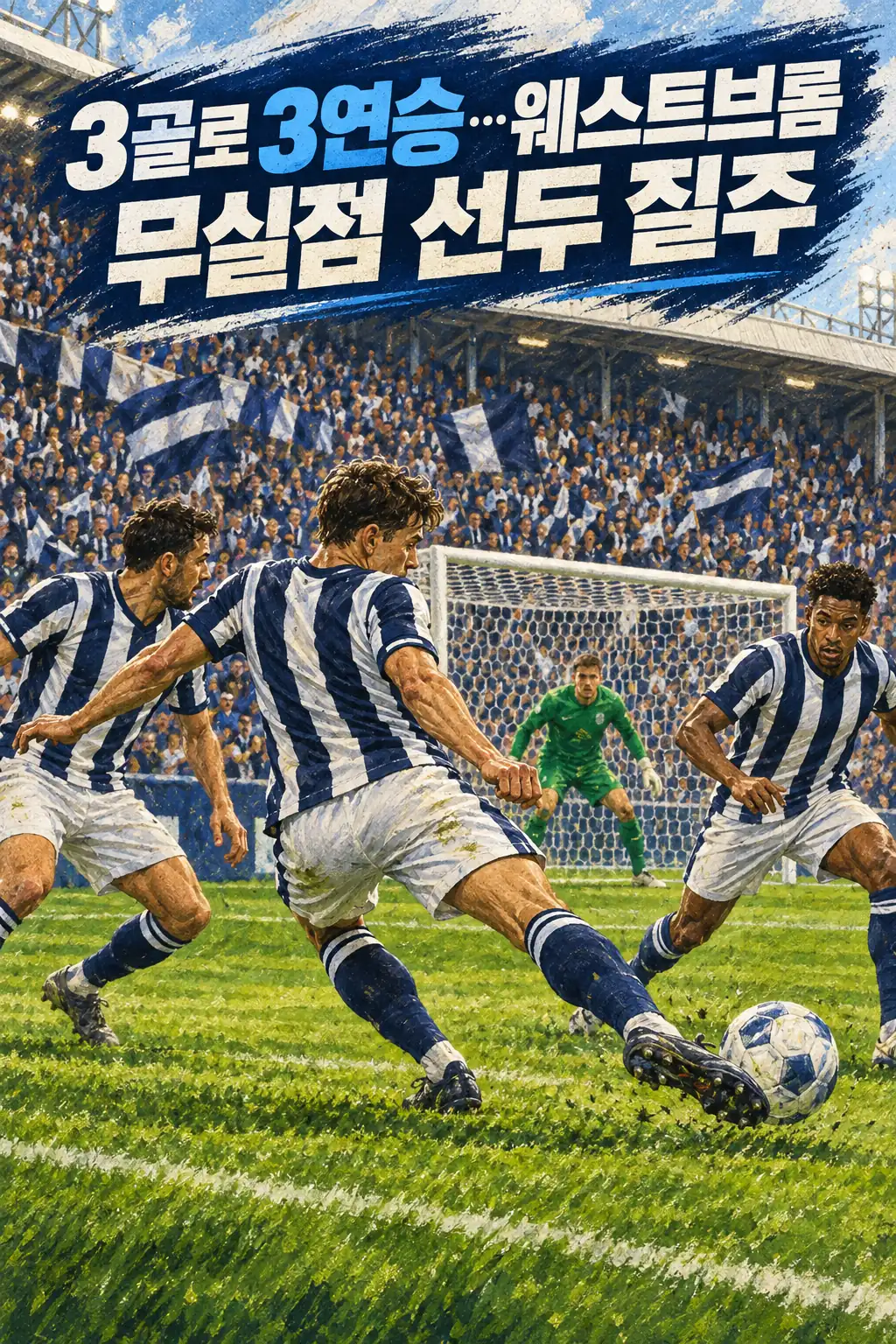 3골로 3연승…웨스트브롬 무실점 선두 질주