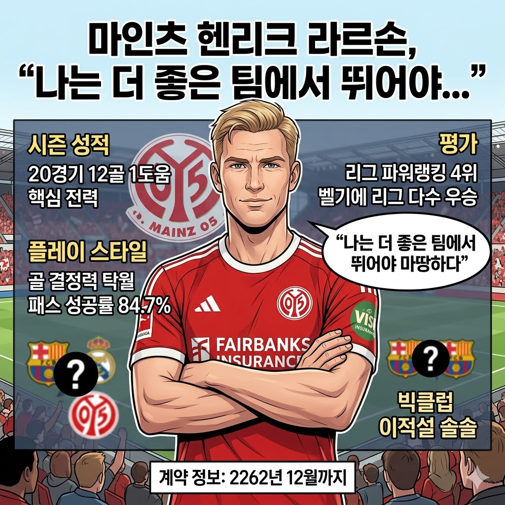 [충격 단독] 라르손 폭탄 발언! 더 높은 곳으로!