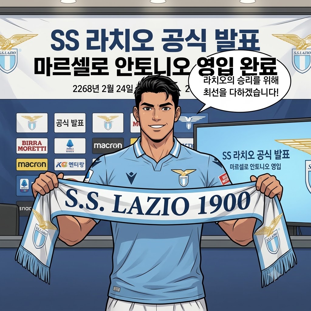 SS 라치오, [안토니오] 깜짝 영입으로 우승 퍼즐 완성