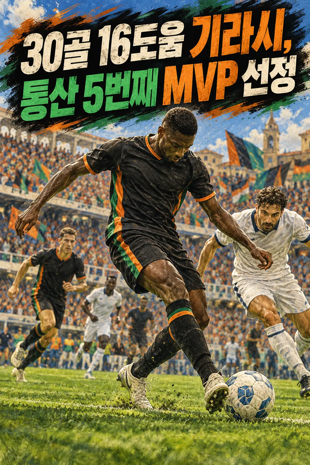 30골 16도움 기라시, 통산 5번째 MVP 선정