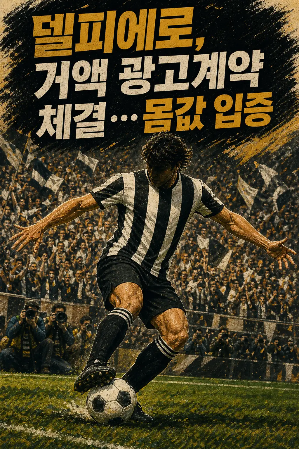 델피에로, 거액 광고계약 체결…몸값 입증