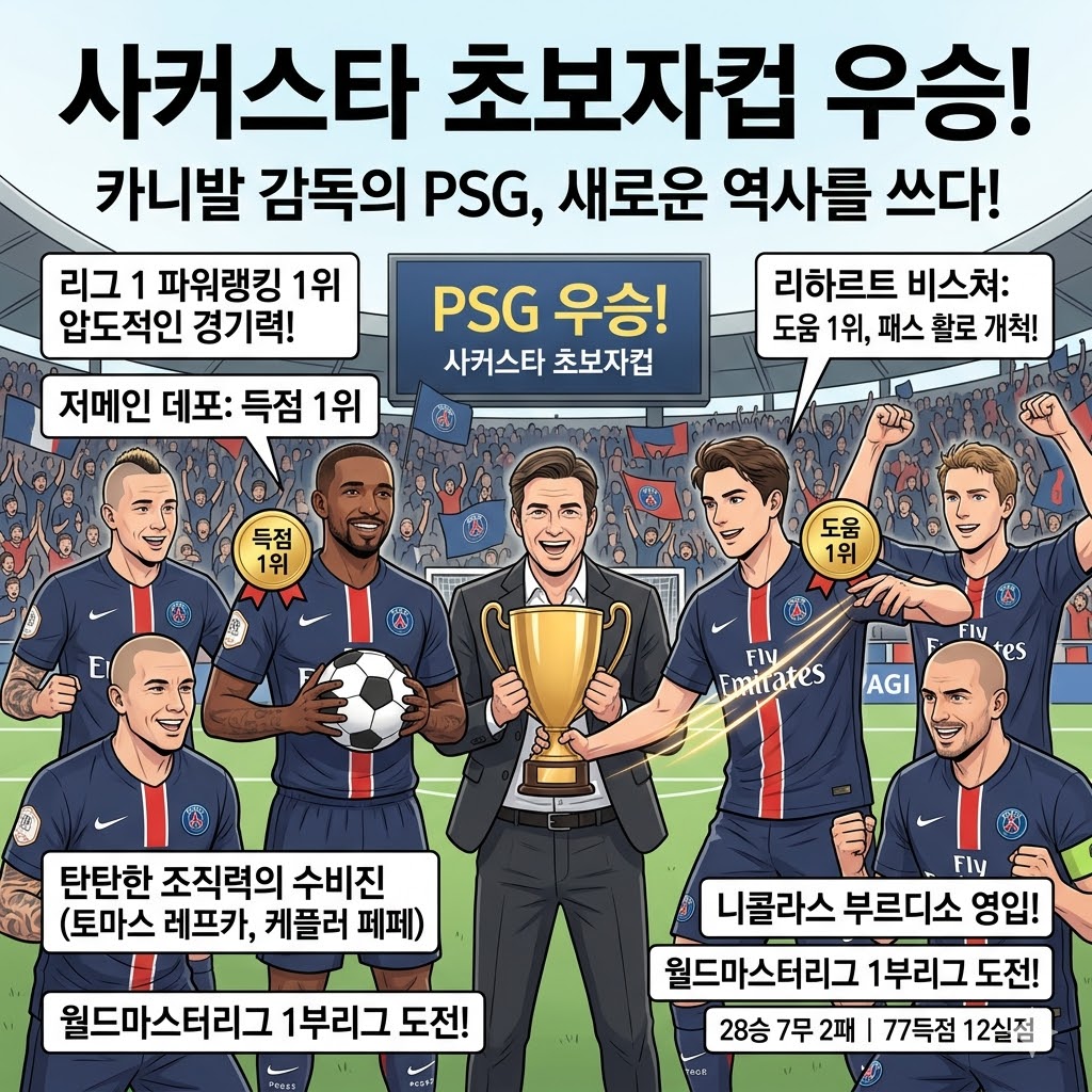 카니발 매직! PSG, 초보자컵 제패