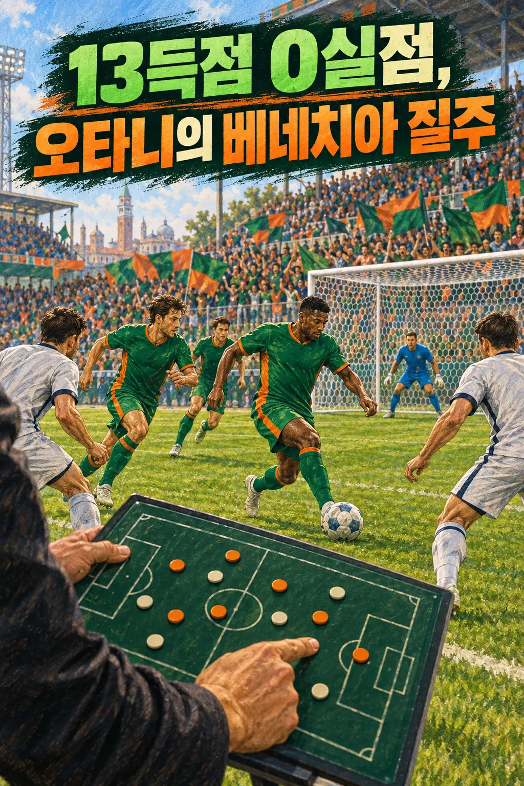 13득점 0실점, 오타니의 베네치아 질주