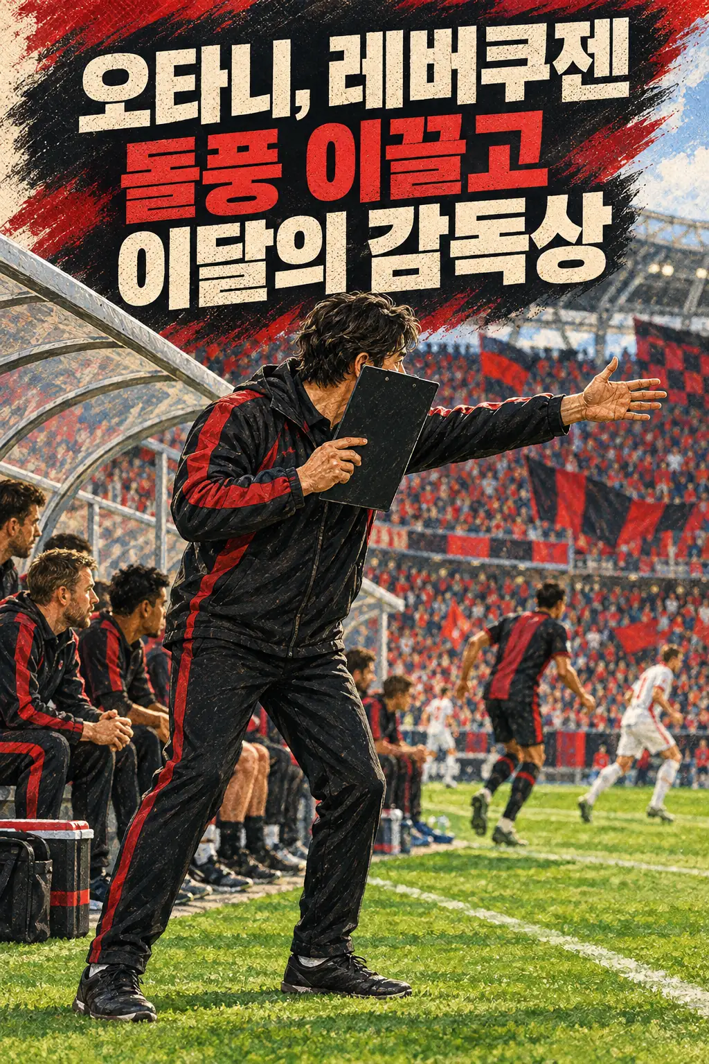 오타니, 레버쿠젠 돌풍 이끌고 이달의 감독상